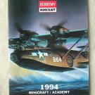 Minicraft/Academy Model Kit Catalog 1994 Planes Tanks Cars Boats Motorcycles