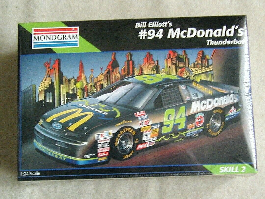 FACTORY SEALED Monogram Bill Elliott #94 McDonald's Thunderbat #2469
