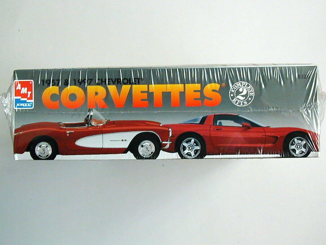 FACTORY SEALED Chevrolet Corvettes by AMT/Ertl #8325 1957 and1997 Corvettes