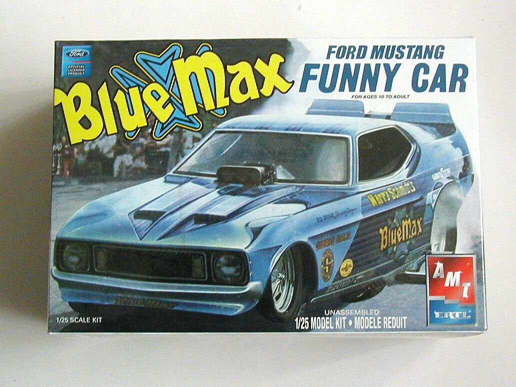 FACTORY SEALED AMT/Ertl Blue Max Ford Mustang Funny Car #21726P  Harry Schmidt
