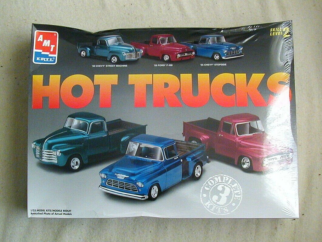 FACTORY SEALED AMT/Ertl Hot Trucks #8114 '50 Chevy Street Machine/Stepside/F-100
