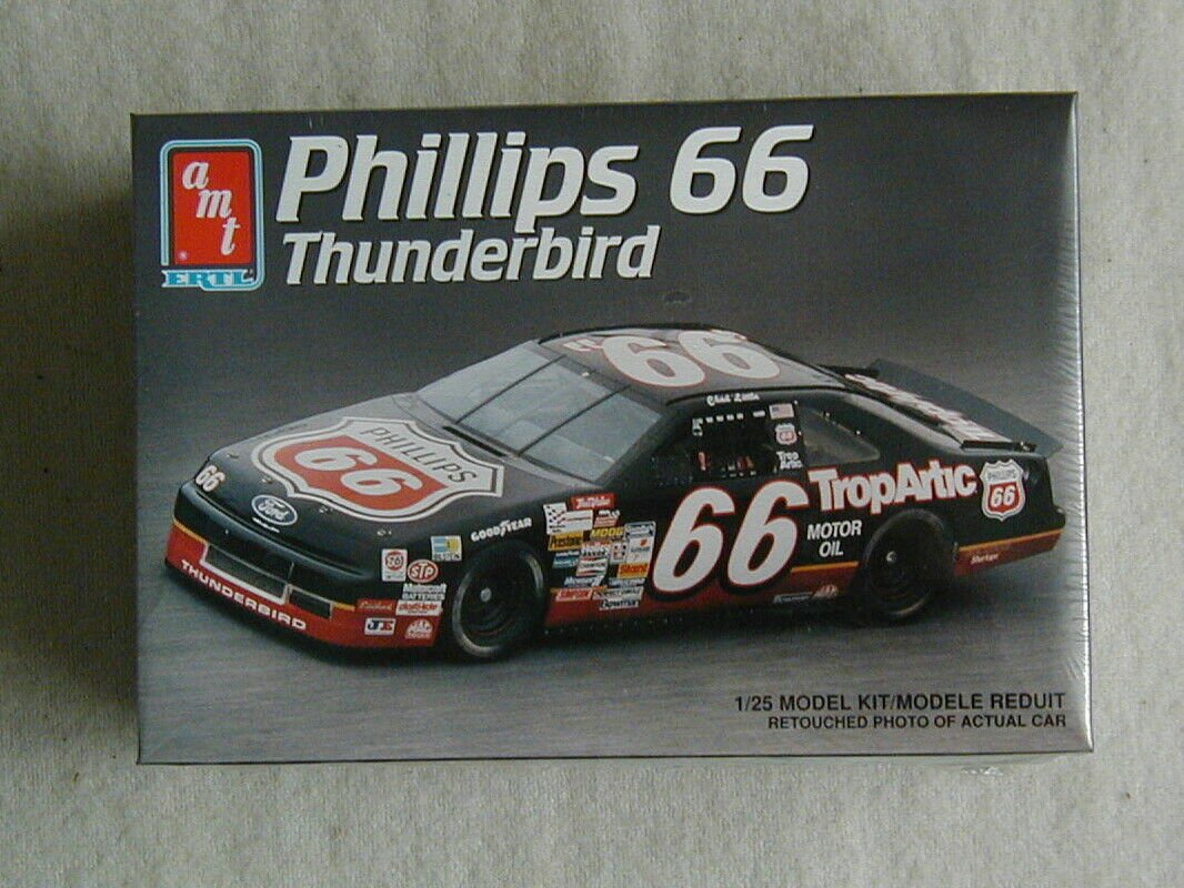 FACTORY SEALED AMT/Ertl Chad Little #66 Phillips 66 Thunderbird #8754