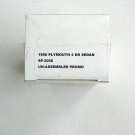 FACTORY SEALED Vintage Johan Promo Kit for 1956 Plymouth 4 Door Sedan  #SP-2056