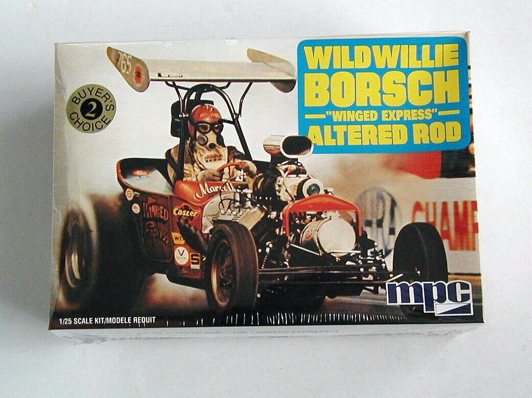 FACTORY SEALED MPC Wild Willie Borsch "Winged Express" Altered Rod #6066