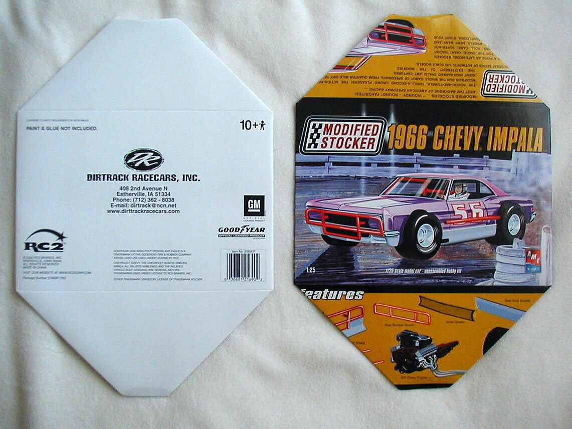 EMPTY BOX ONLY  Modified Stocker 1966 Chevy Impala #21690P  NO KIT