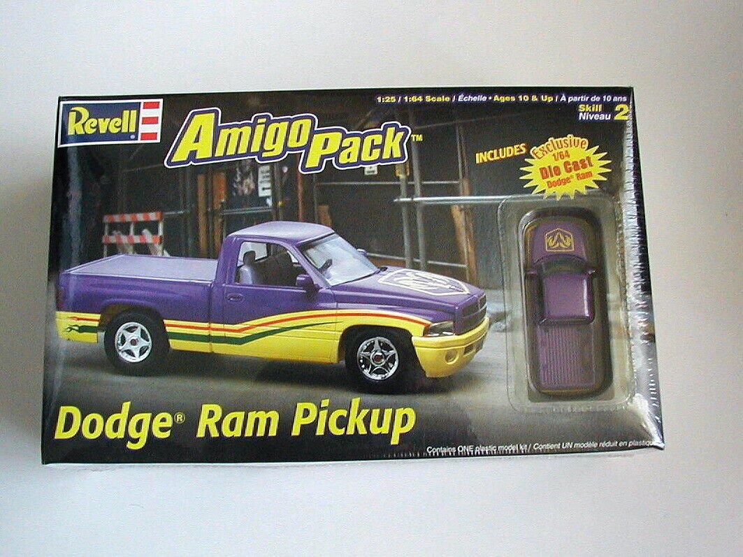 FACTORY SEALED Revell Amigo Pack Dodge Ram Pickup #85-6688