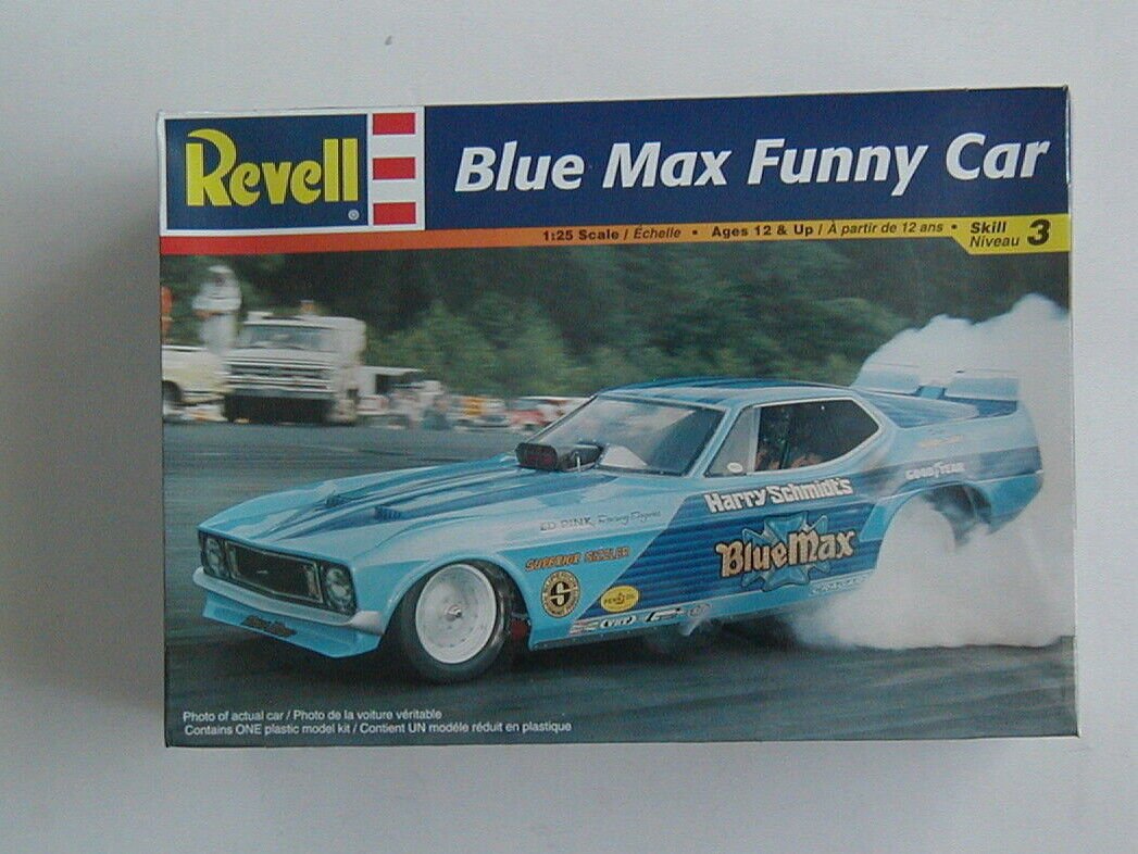FACTORY SEALED Revell Blue Max Funny Car #85-7661  Harry Schmidt