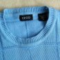 EUC IZOD Windowpane 100% Cotton Pullover Sweater Size XL Extra Large