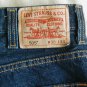 Levi's 505 Jeans Straight Leg Regular Fit Size 38 x 34 Dark Blue Red Tag