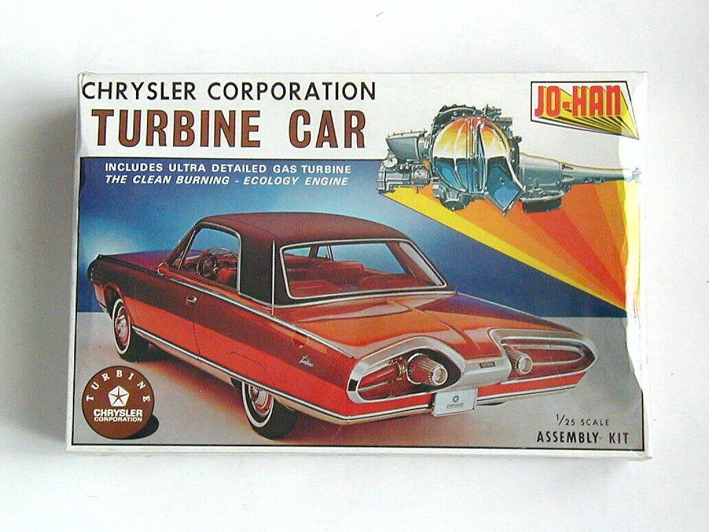 FACTORY SEALED Vintage Johan Chrysler Corporation Turbine Car #GC-300