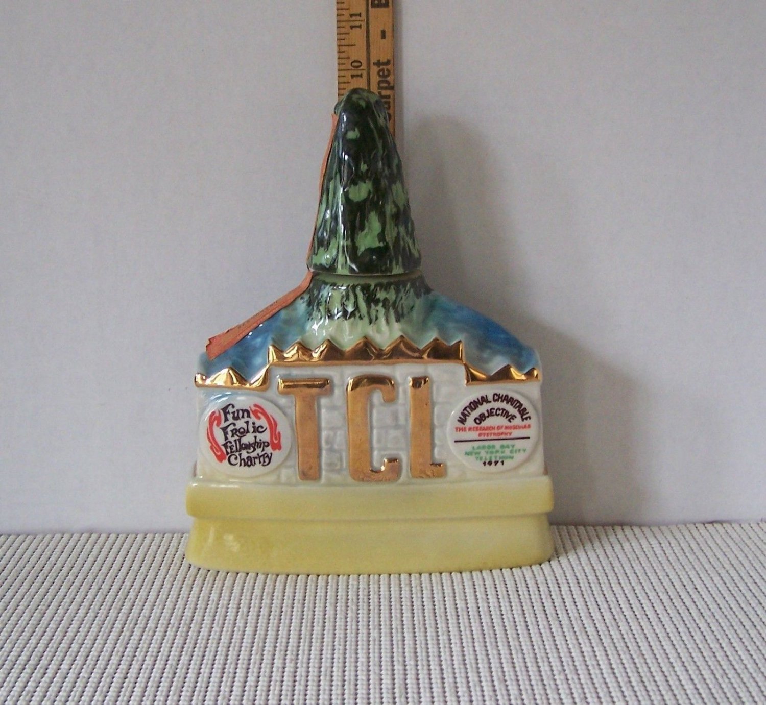 Jim Beam Vintage 1971 Freemason Tall Cedars of Lebanon Liquor Decanter ...