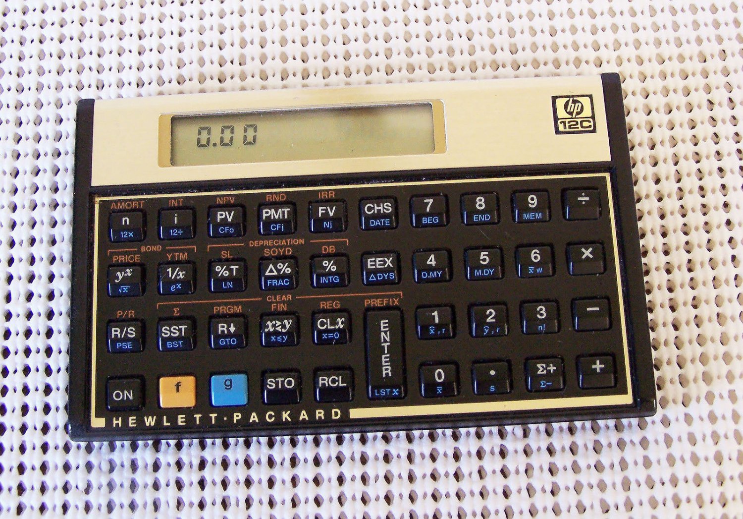 HP 12C Hewlett Packard Vintage HP 12C Financial Calculator CN4208425