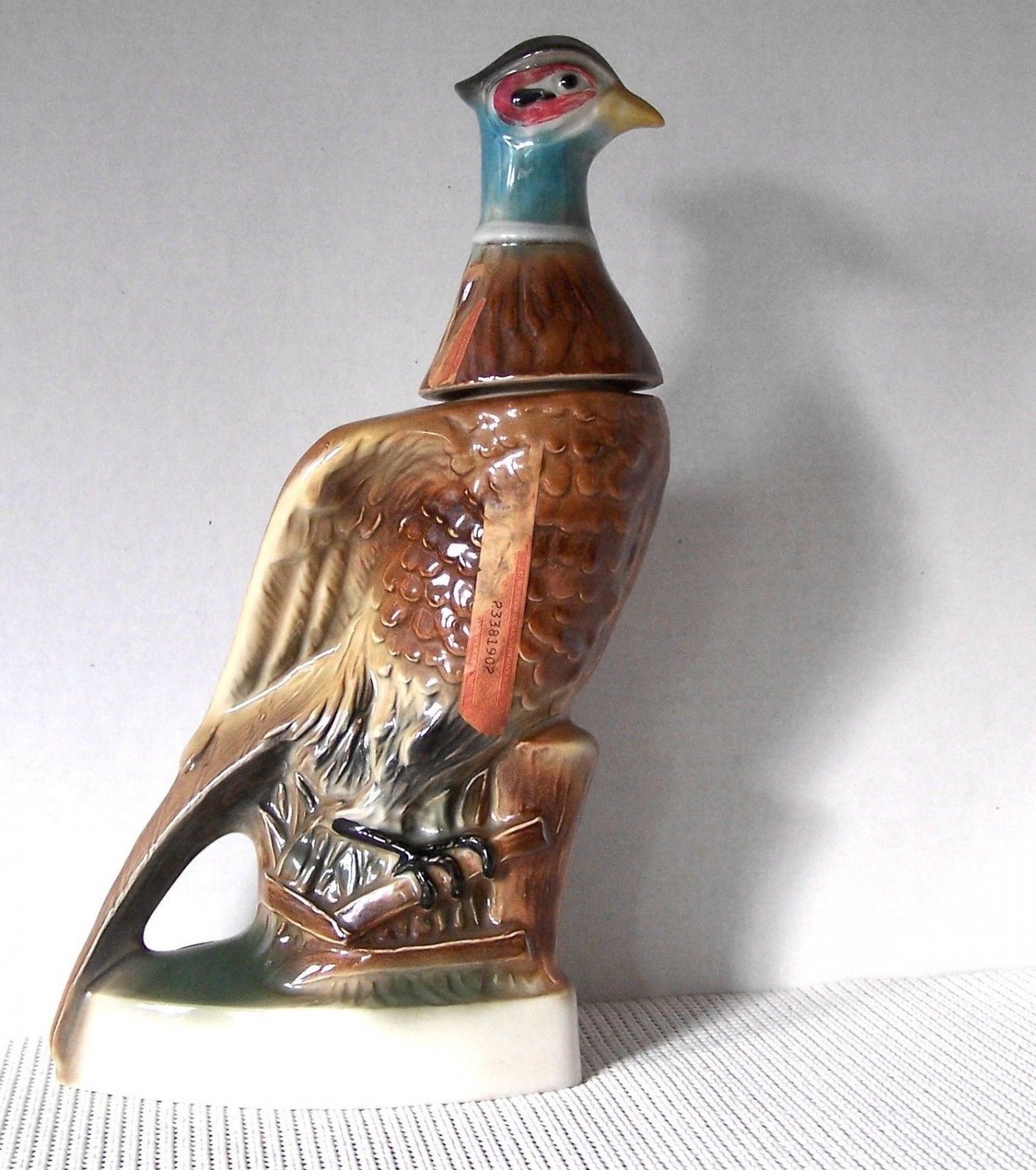 Jim Beam Vintage 1961 Ring Neck Pheasant Barware Liquor Decanter Bottle