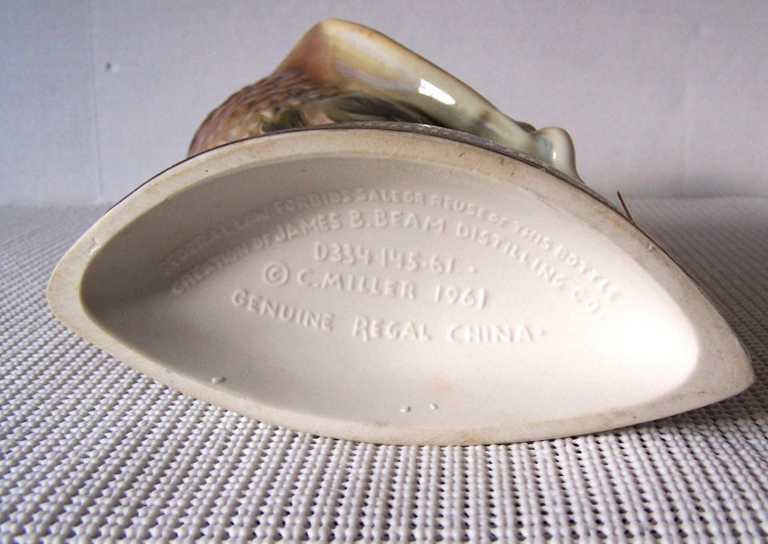 Jim Beam Vintage 1961 Ring Neck Pheasant Barware Liquor Decanter Bottle