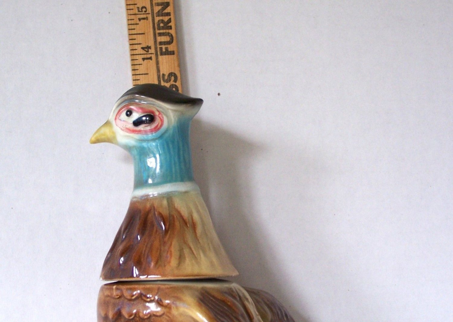 Jim Beam Vintage 1961 Ring Neck Pheasant Barware Liquor Decanter Bottle