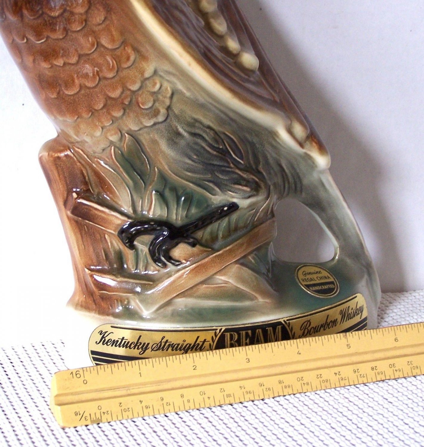 Jim Beam Vintage 1961 Ring Neck Pheasant Barware Liquor Decanter Bottle