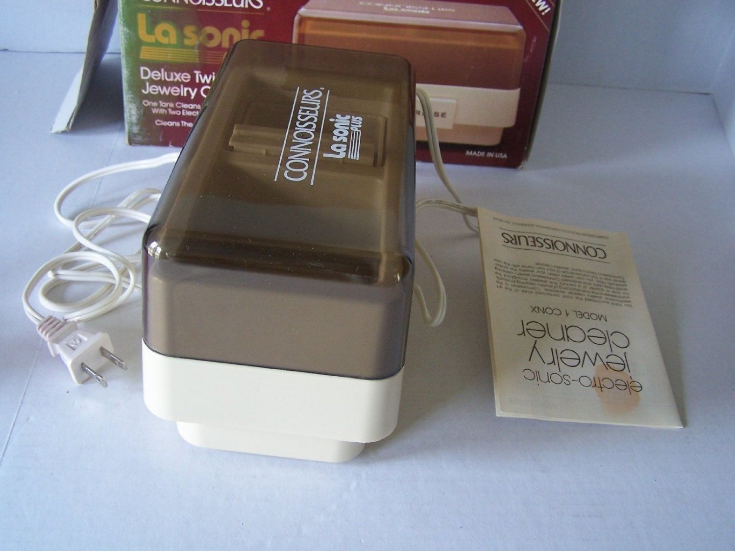 Lasonic Plus Conx1 & Manual Connoisseurs Electrosonic Twin Tank
