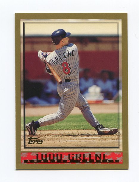1998 Topps Baseball #382 Todd Greene - Anaheim Angels