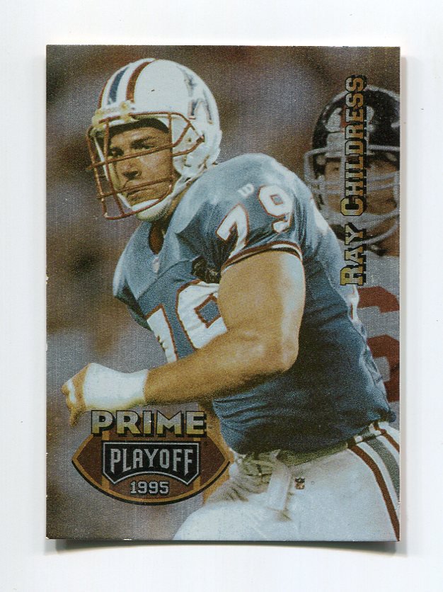 1995 Playoff Prime Football 147 Ray Childress Houston Oilers