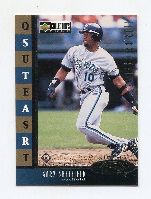 1998 Collector's Choice Baseball StarQuest Single #SQ28 Gary Sheffield - Florida Marlins