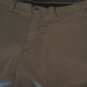 Kenneth Cole 38 / 32 Flat Front Brown Dress Slacks w/ Subtle Stripes