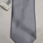 NWT Geoffrey Beene Handmade 'Solid Stripe Core' Grey Formal Tie, Subtle Stripes
