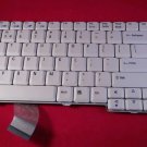 Acer Aspire 7720 Grey Replacement Keyboard p/n PK1301L0200  A