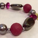 Premier Designs Jewelry Stretch Bracelet MULBERRY 50008 Purple Costume Jwlry NEW