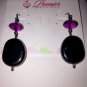 Premier Designs Jewelry Earrings MULBERRY 30933 Purple Costume Jewelry NEW w TAG