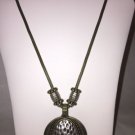 Premier Designs Jewelry Necklace Society 20410 Brass Silver Costume Jewelry NEW