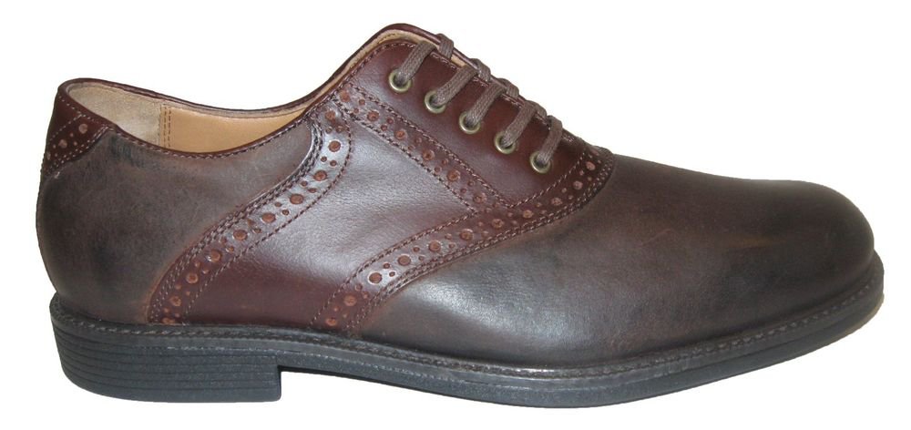Johnston & Murphy XC4 Cardell Saddle DkBrn Waterproof Men Oxfords NIB Sz 9M-12M
