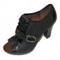 Naya Kasha Black 49449020 Women's US Sz 8.5 NIB Open Toe Bootie Ankle Boot Pumps