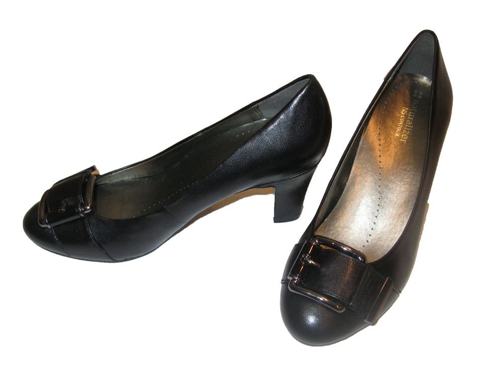 Naturalizer Granite Black Pump Closed Toe Heel *NWB B2092L5004 Sizes 6-10 M&W