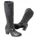 Born Natasha Black Suede Knee High Boot B67703 Womens US Sz 6.5 MW Euro 37 NIB