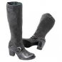 Born Natasha Black Suede Knee High Boot B67703 Womens US Sz 6.5 MW Euro 37 NIB