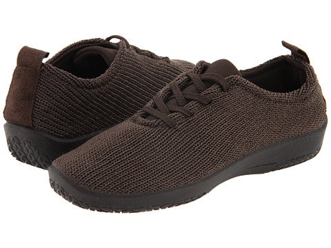 Arcopedico LS Marron Brown Knit Lace Up Womens Low Oxford Shoe USA Sz 6.5, 7,8