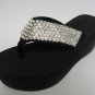 Scandalous Designs Miss Vegas High Heel Bling Flip Flop Swarovski Crystal Sz 8&9