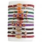 DOZEN ADJUSTABLE ARTISAN MACRAME BRACELETS