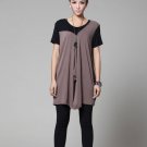 Fashion women's clothing, summer with short sleeves loose skirt
