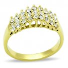 Women's Russian Blue Radiance CZ Cluster Ring (size 7)