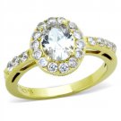 Yellow Gold Bonded Center of my Universe Ring Size 7