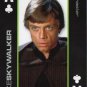 LUKE SKYWALKER (MARK HAMILL) - STAR WARS - HEROES, ACE OF CLUBS 2011