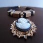 White Princess Queen Vintage Style Old Day Necklace