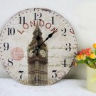 Big Ben Wall Clock,Silent Wood Wall Clock