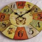 Country Wall Clock,Silent Wood Wall Clock