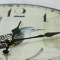 Bird Wall Clock,Silent Wood Wall Clock