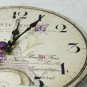 Iron Tower Wall Clock,Silent Wood Wall Clock