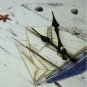 Nautical Wall Clock,boat Silent Wood Wall Clock