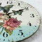 floral &butterfly Wall Clock,boat Silent Wood Wall Clock