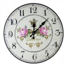 Rose Wall Clock,boat Silent Wood Wall Clock